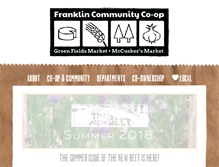 Tablet Screenshot of franklincommunity.coop